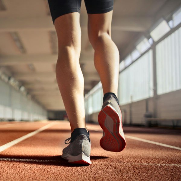 Image of legs about ready to run